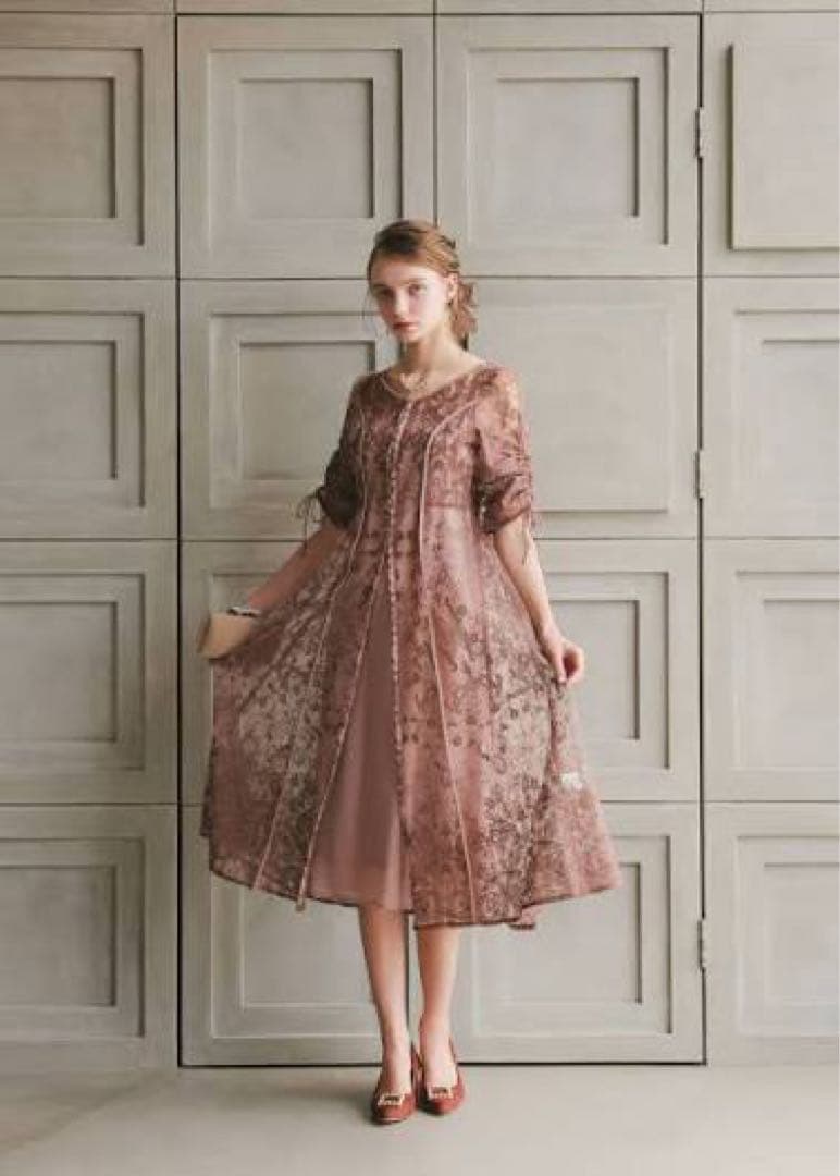 Dorry Doll エンブロイダリーレイヤードドレス