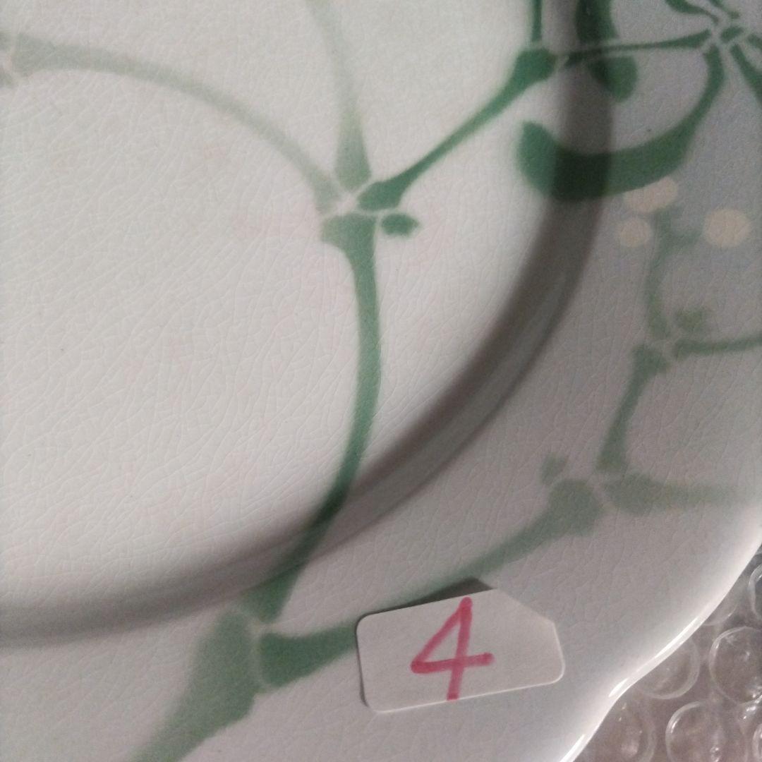 リュネヴィル窯、エドモン・ラシュナルデザイン、宿り木柄、ディナープレート（４)