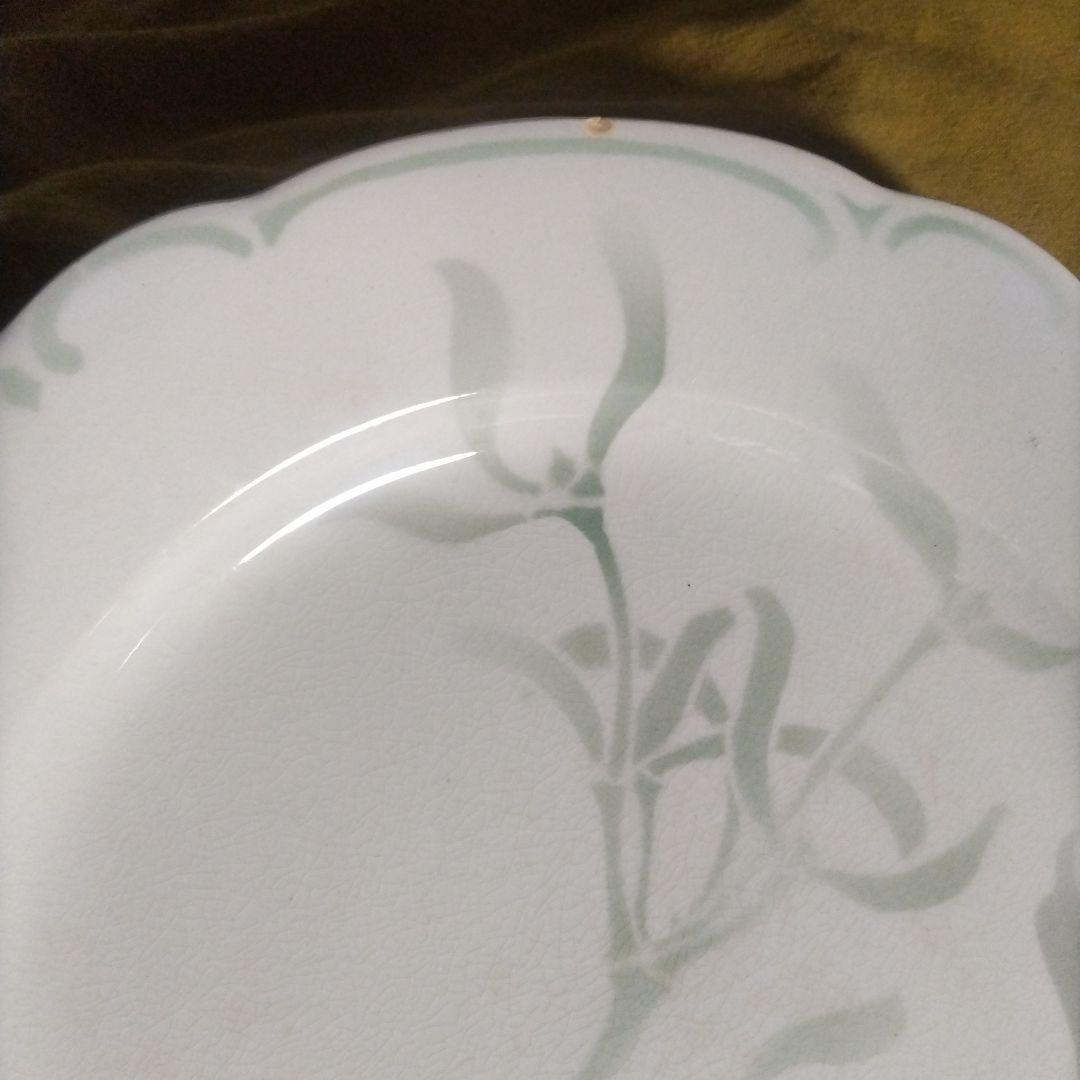 リュネヴィル窯、エドモン・ラシュナルデザイン、宿り木柄、ディナープレート（４)