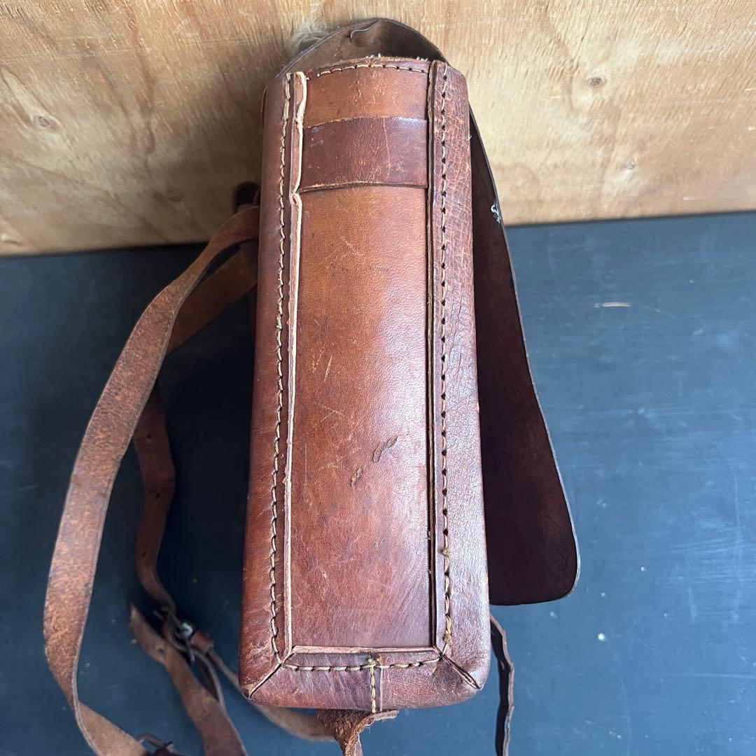 ランドセル 当時物 本革製 アンティーク カバン バッグ