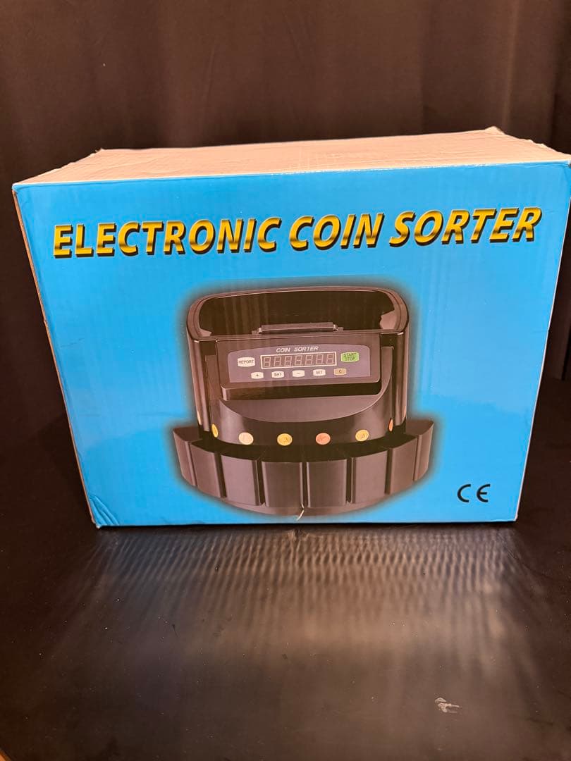 中古カウンター　ELECTRONIC COIN SORTER硬貨計算機