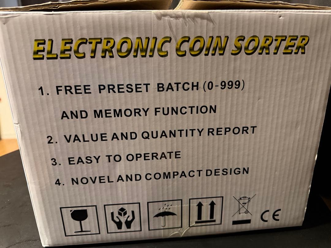 中古カウンター　ELECTRONIC COIN SORTER硬貨計算機