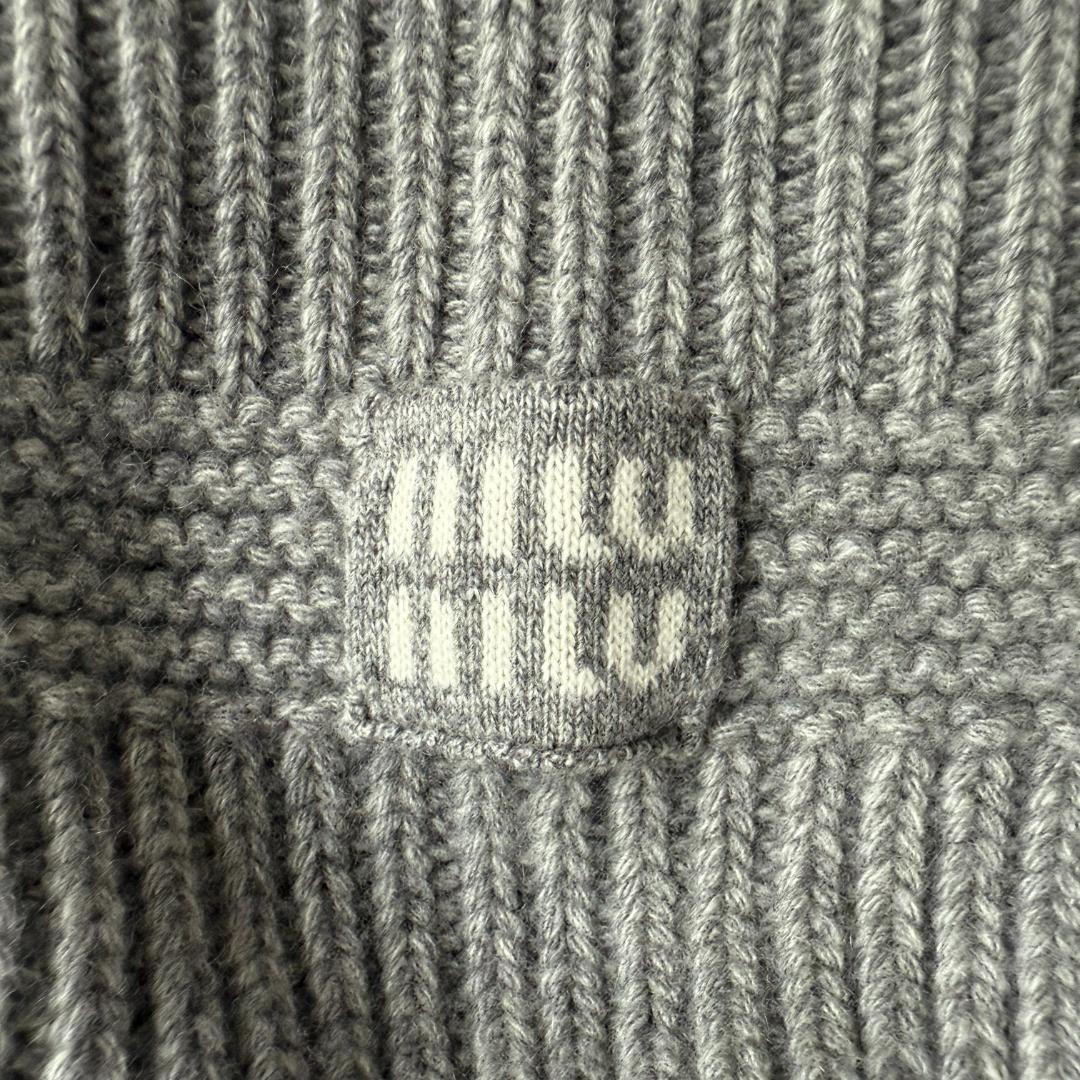 新品 正規品 miumiu ニット ビーニー ニット帽 帽子 ニットキャップ
