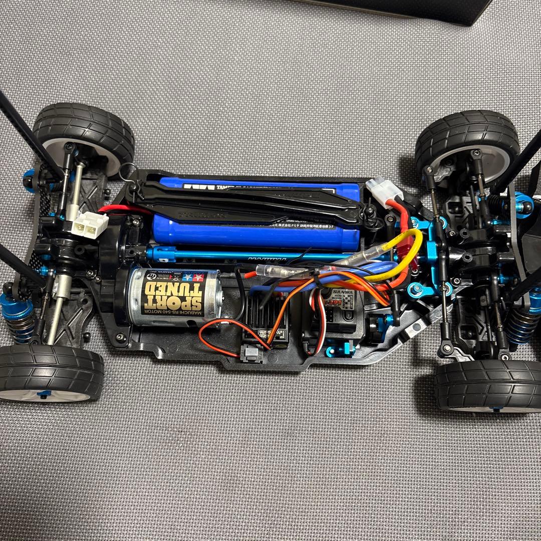 【日曜まで】タミヤ　tt02 srx 本体プラスボディ　※オプション多数