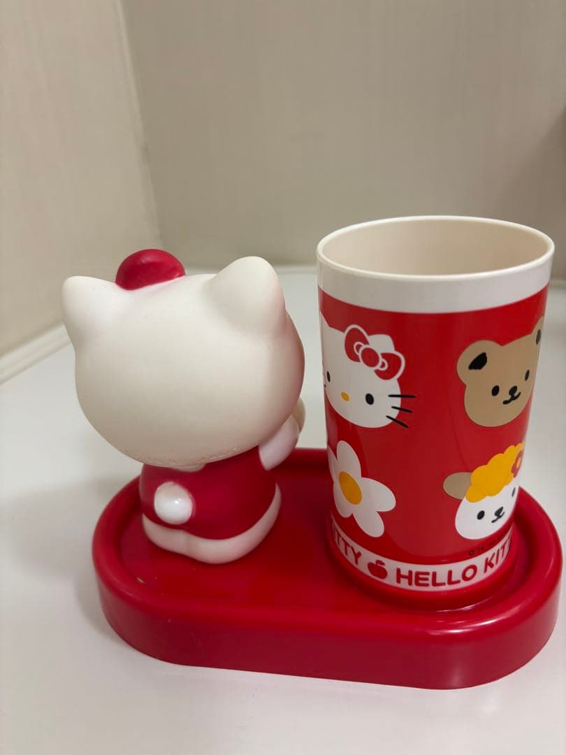 【新品・未使用】サンリオ　ハローキティ　歯ブラシスタンド レア　レトロ