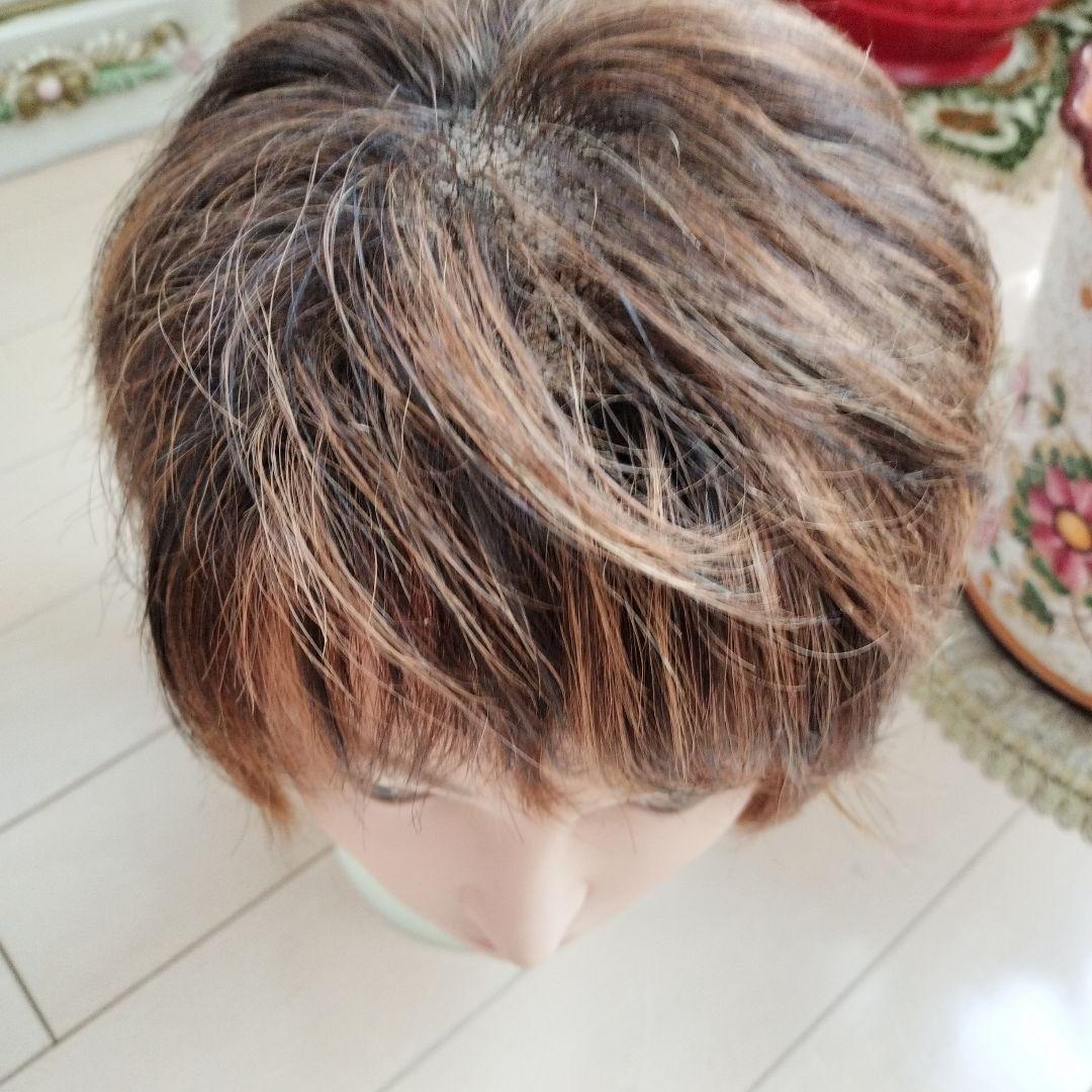 ブラウン ショートウィッグ レイヤーカット