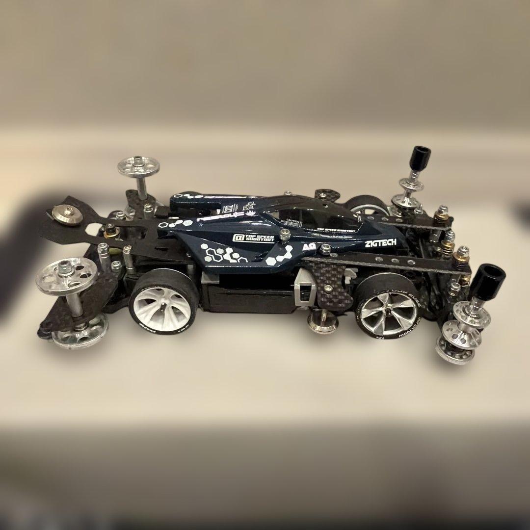 ミニ四駆 ブラック MSフレキ　完成品