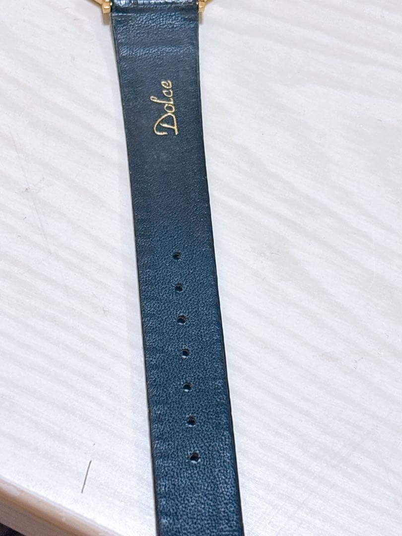 SEIKO Dolce ゴールド ブラック腕時計 7731-5120