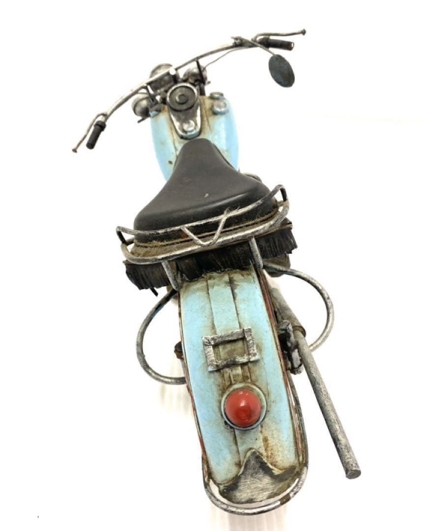 レトロ ブリキ製 ビンテージバイク /ラットバイク/エイジング加工/ 金属製