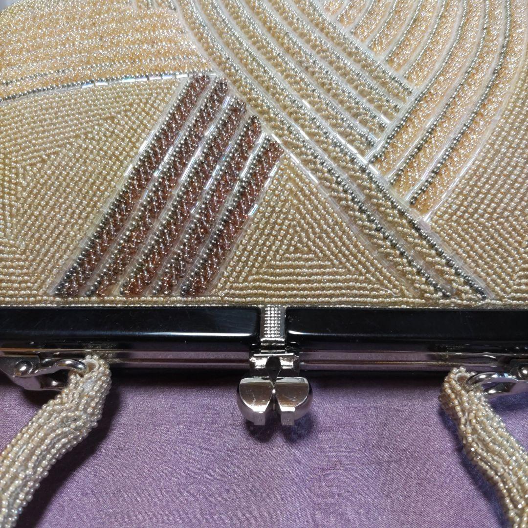 ✨大特価✨✜【絶品】高級品　ビーズバック　お値段半額以下　タグ付き