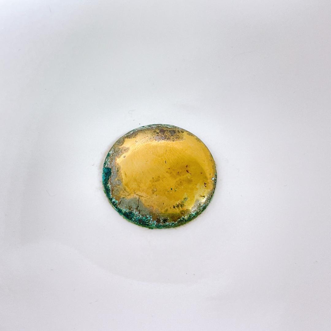 アンティーク風 インテリアコンポート ガラス×陶器 台座付き