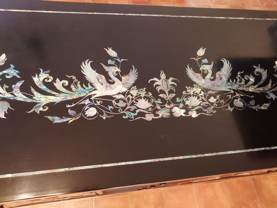 螺鈿細工　サイドボード　キャビネット