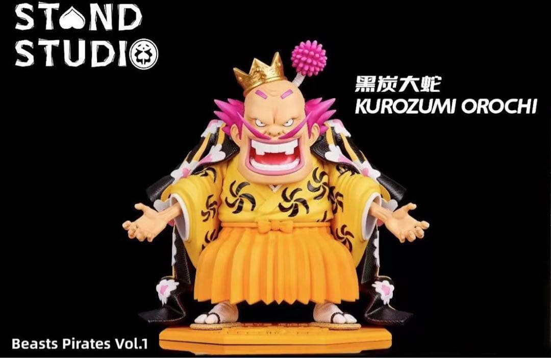 ワンピース 黒炭オロチ ガレージキット ガレキ スタチュー③