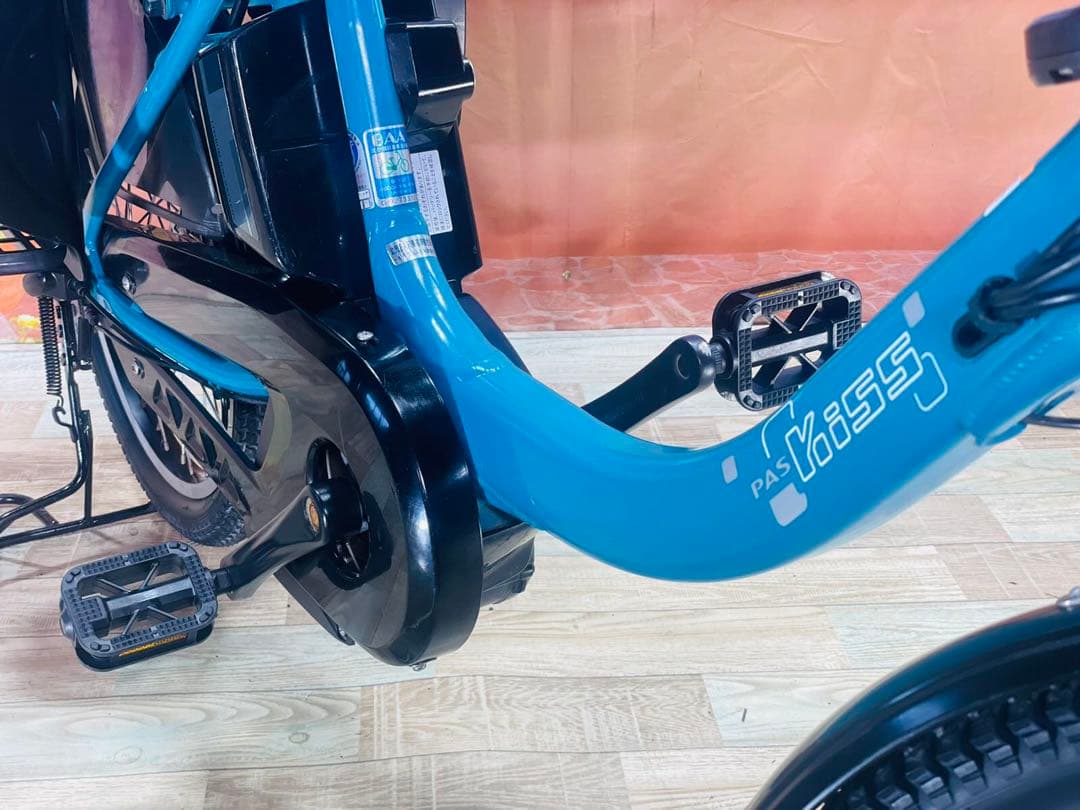 パスキス12AH⭐️激レアモデル！ヤマハ子供乗せ電動アシスト自転車Y3066