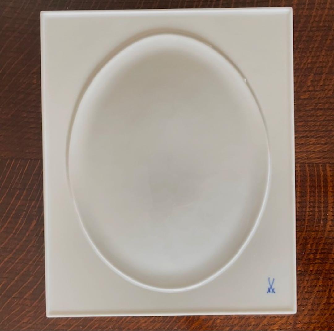 マイセン 白 陶板(プラーク) ホビーコレクション 25.5×21cm