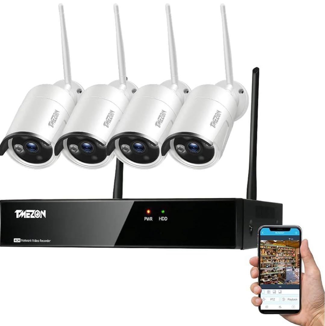 防犯カメラ　4台セット