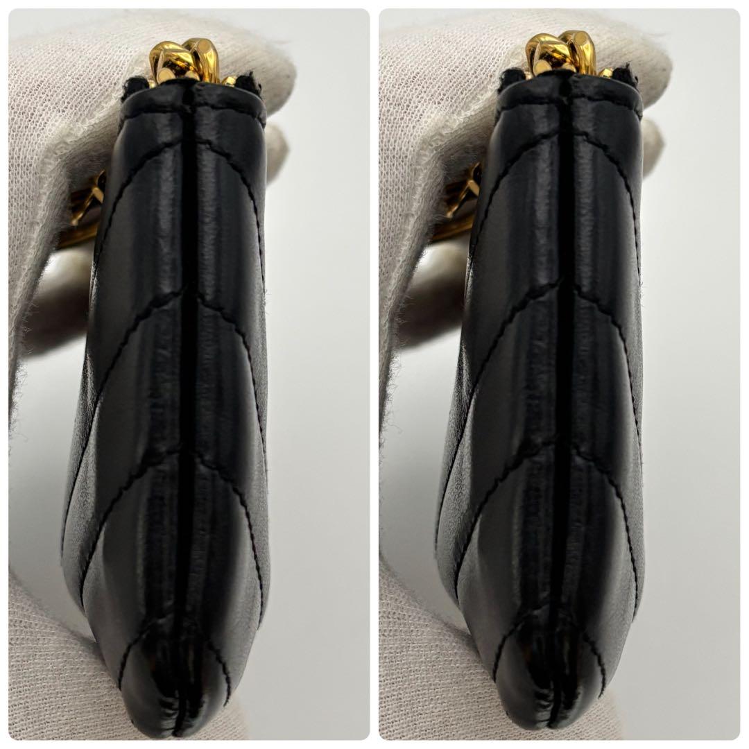 ✨美品✨サンローラン　ケース　キーリング　カサンドラ　キルティング