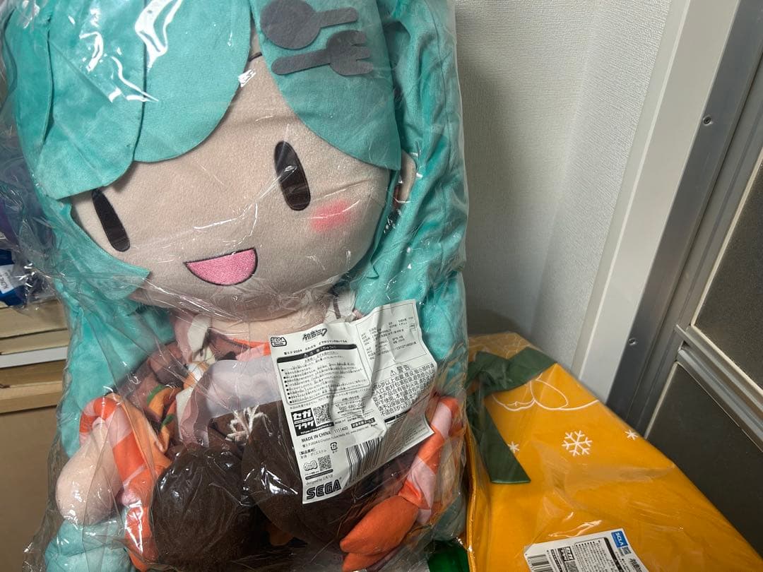 特典付き 雪ミク2024 ふわぷち どでかジャンボ　ぬいぐるみ