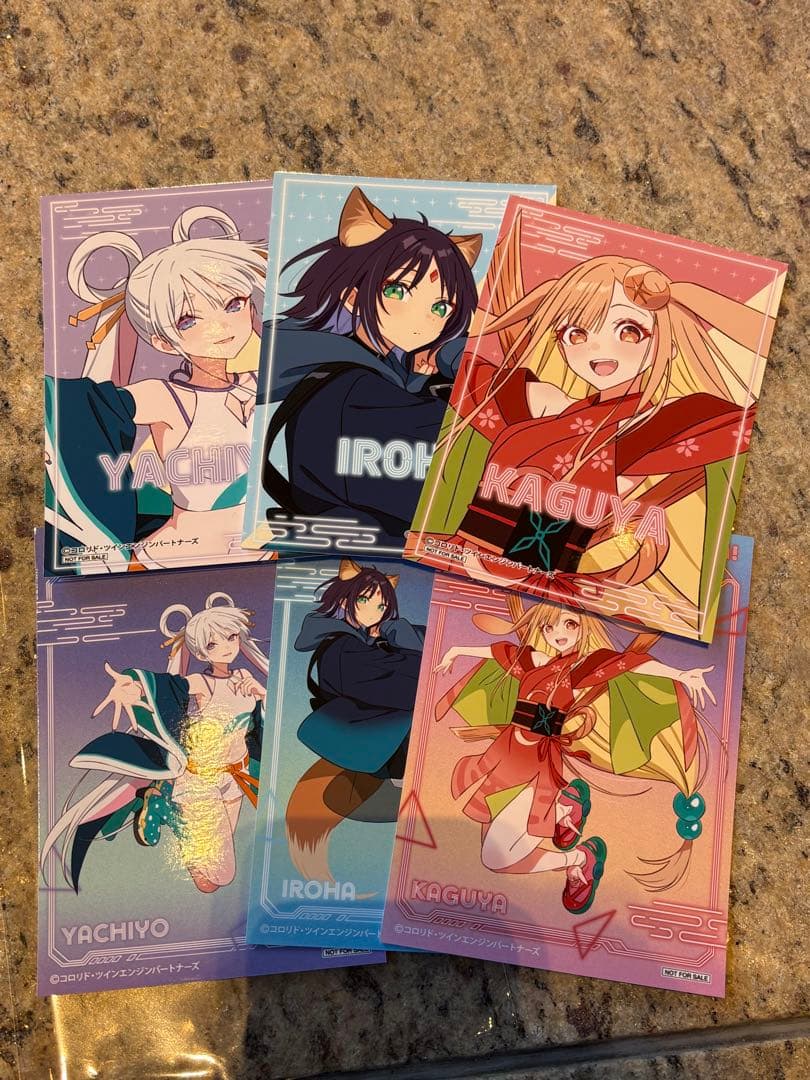 超かぐや姫！　かぐや　いろは　ヤチヨ　アクリルスタンド 7個セット　特典付き