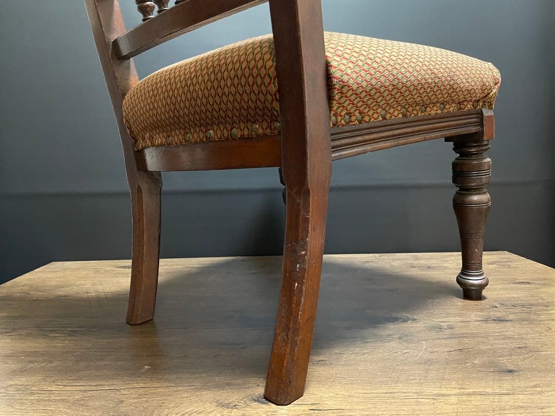 1920年代　英国アンティークチェア　オークチェア