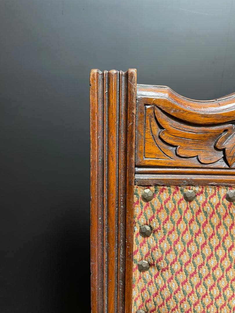 1920年代　英国アンティークチェア　オークチェア