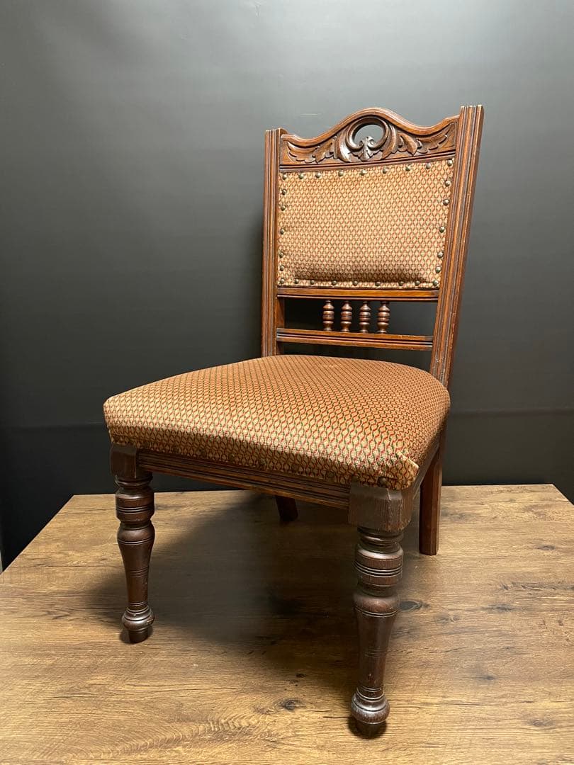 1920年代　英国アンティークチェア　オークチェア