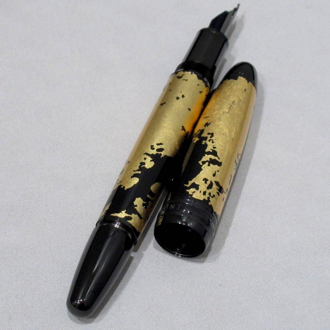 モンブラン 万年筆 146 カリグラフィー ゴールドリーフ 119687