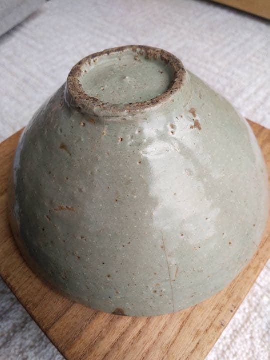 お値下げ中　李朝茶碗大振 骨董品 茶道具 古美術　箱付