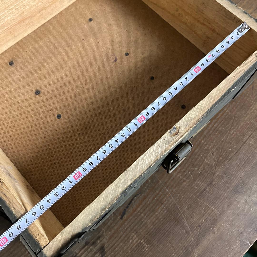 ユーロミリタリー実物◾️木製ボックス キャリーケース アンモボックス 収納ボックス