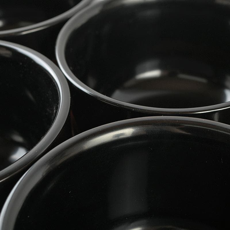 鎌倉彫　充子作　お椀　五客　共箱　V　R9081B