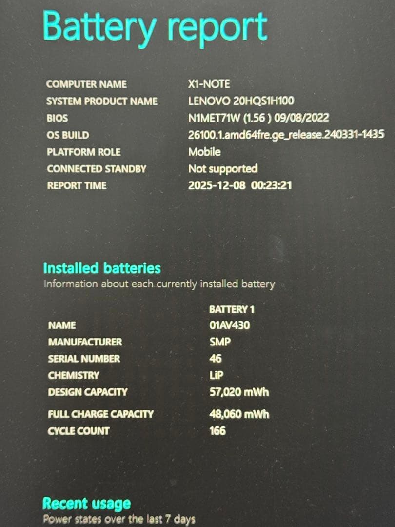 Windowsノート本体 ThinkPad X1 Carbon i5-7200U 8GB 512GB