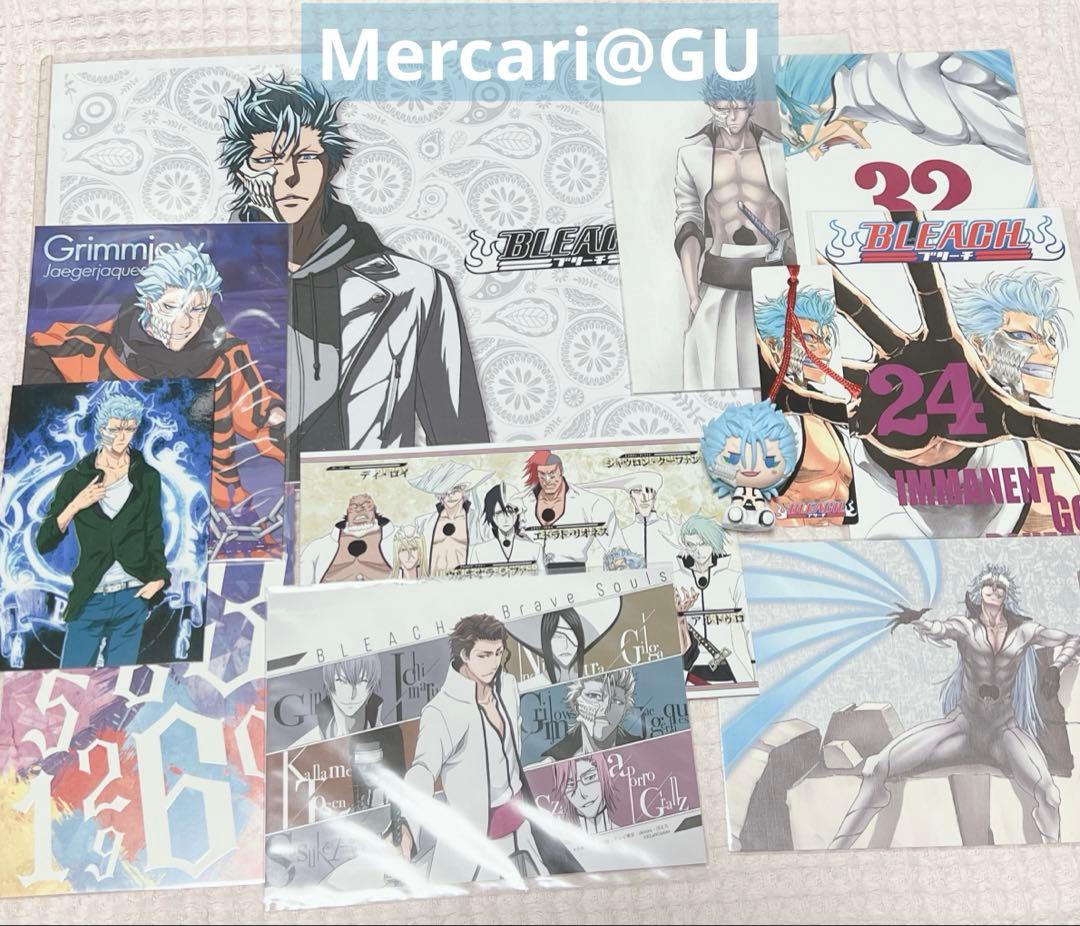 BLEACH グリムジョー 缶バッジ アクリルスタンドなど 特典まとめ売り 各1