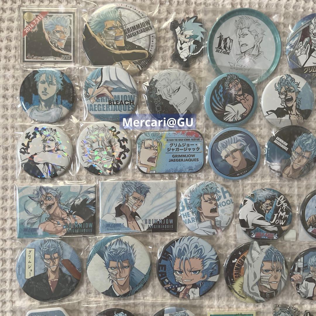 BLEACH グリムジョー 缶バッジ アクリルスタンドなど 特典まとめ売り 各1