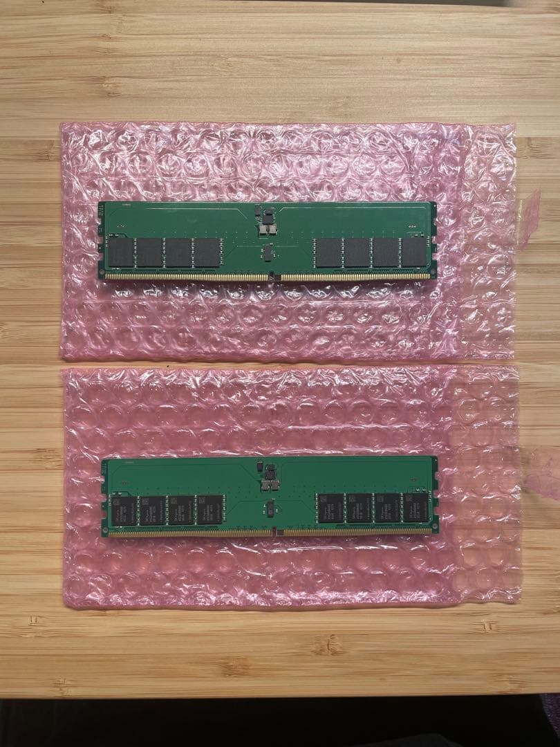 メモリ DDR5 6400MT/s 32GB×2枚