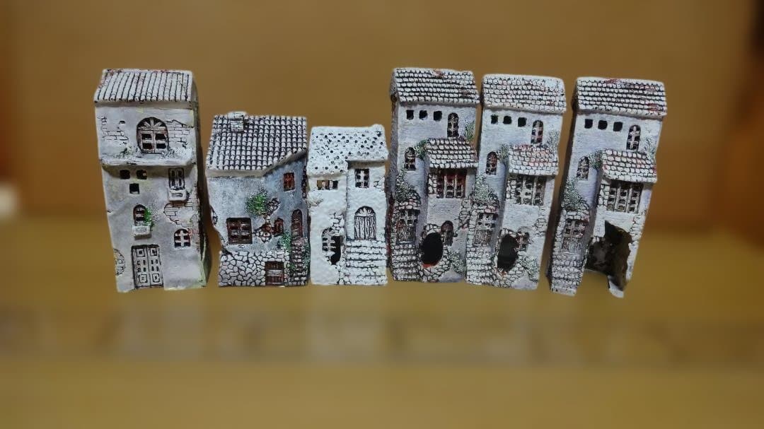 【KOTOBUKI】アクアデコシリーズ　 石造りの建物７点