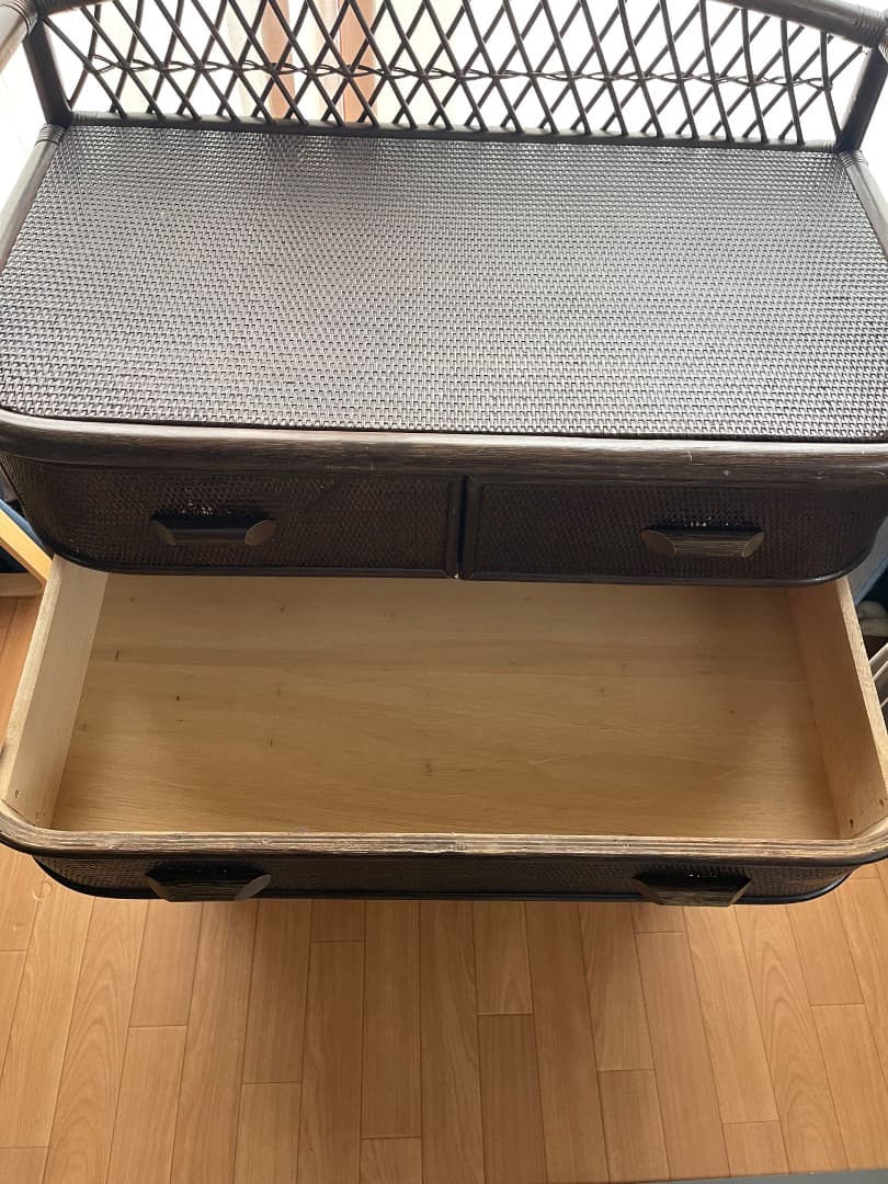 アンティークラタン風タンス