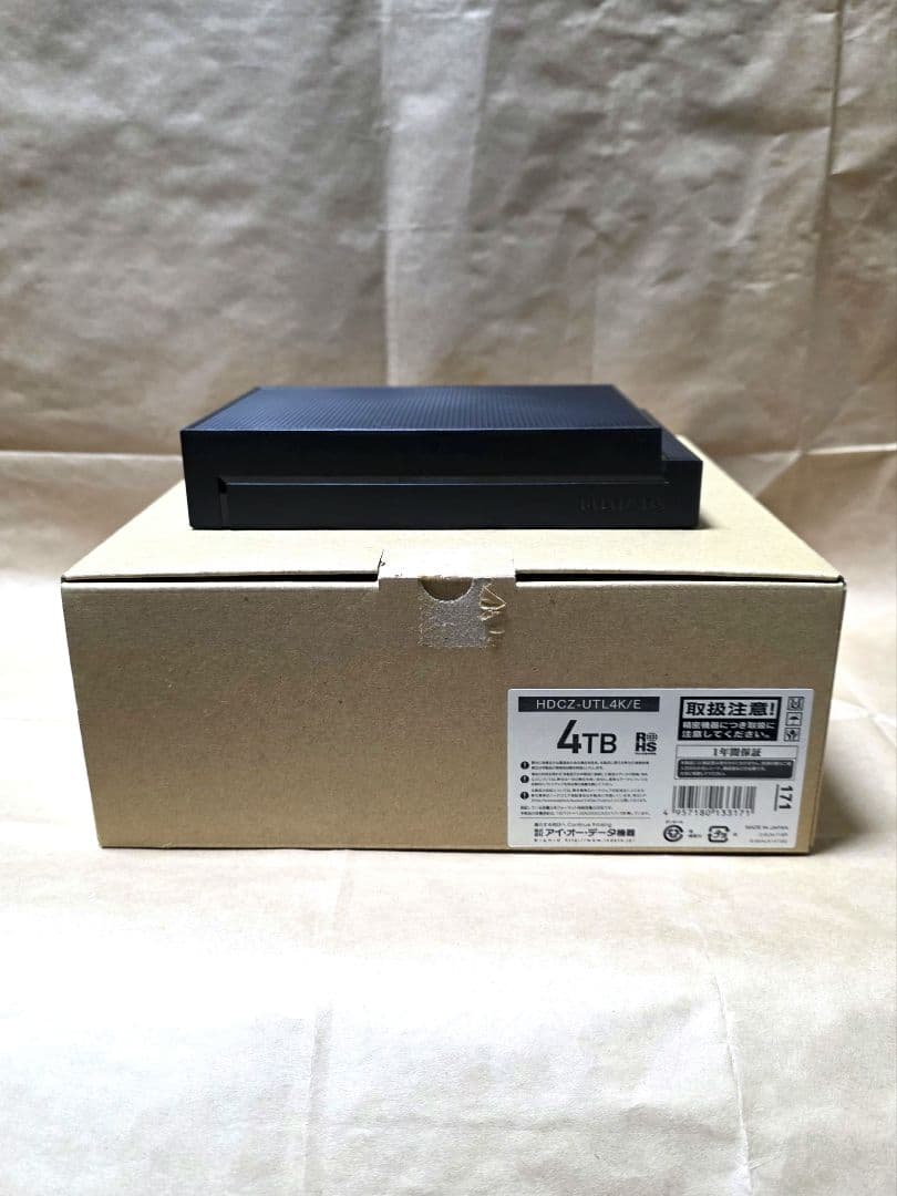 アイ・オー・データ 外付けHDD 4TB HDCZ-UTL4K/E