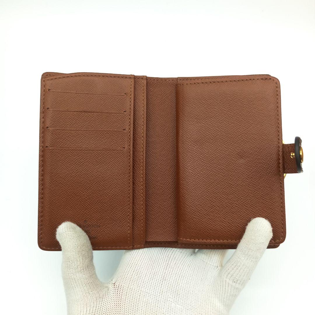 【美品S】ルイ・ヴィトン　ポルトモネビエ・ヴィエノワ　モノグラム　がま口財布