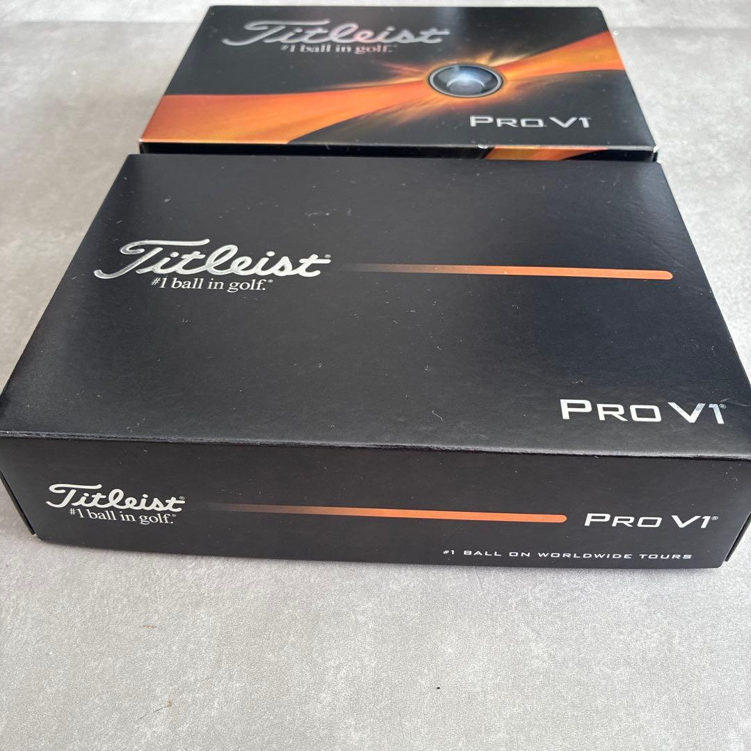 【新品】2025最新モデル　タイトリスト PRO V1ホワイト セット