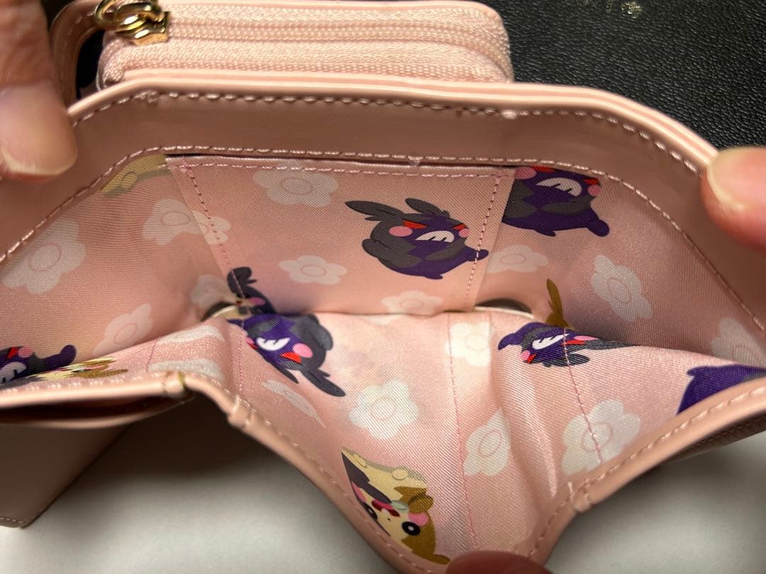MARY QUANT 三つ折り財布 ピンク　ポケモンコラボ
