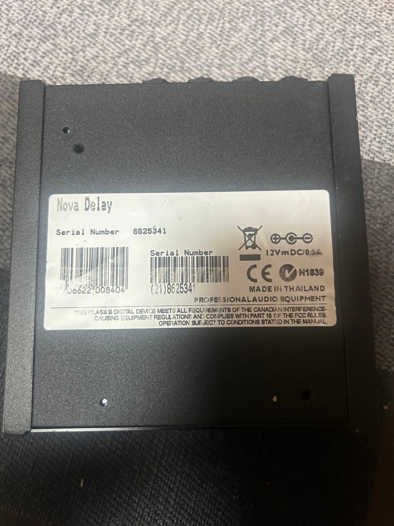 tc electronic Nova Delay ギターエフェクター　ディレイ