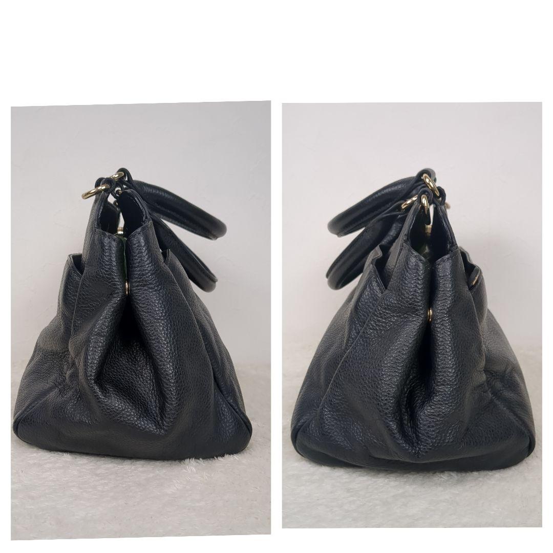 【美品】archive bag　ラシット　シボ　レザー　2way　Y2K　黒