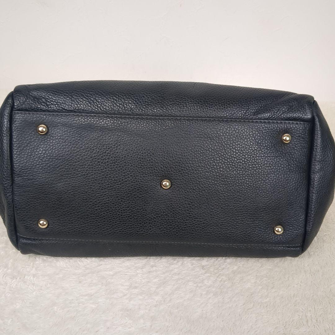 【美品】archive bag　ラシット　シボ　レザー　2way　Y2K　黒