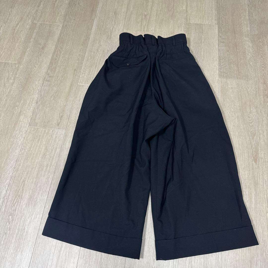 コムデギャルソン　ガウチョ　パンツ　黒　XS