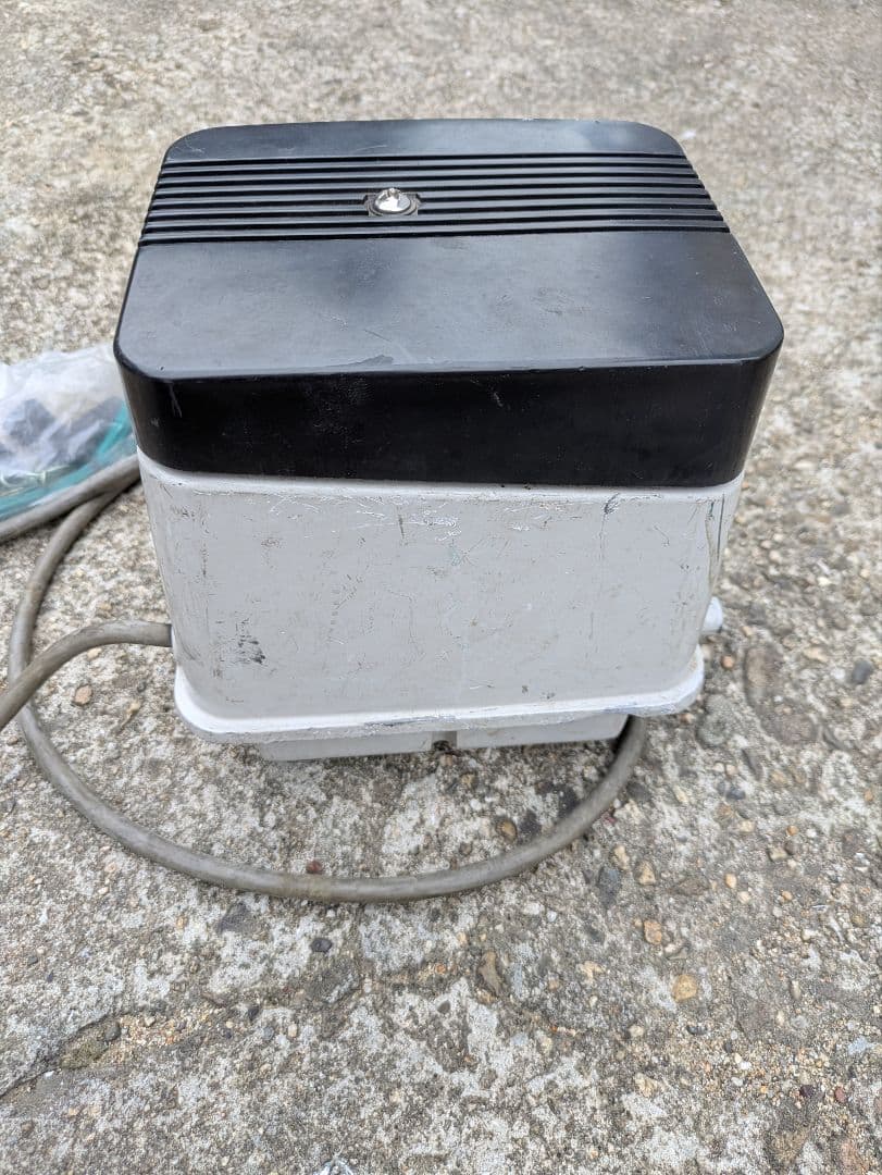 動作品　安永エアポンプ EP-80E-L 100V 浄化槽ブロワー左パッキ