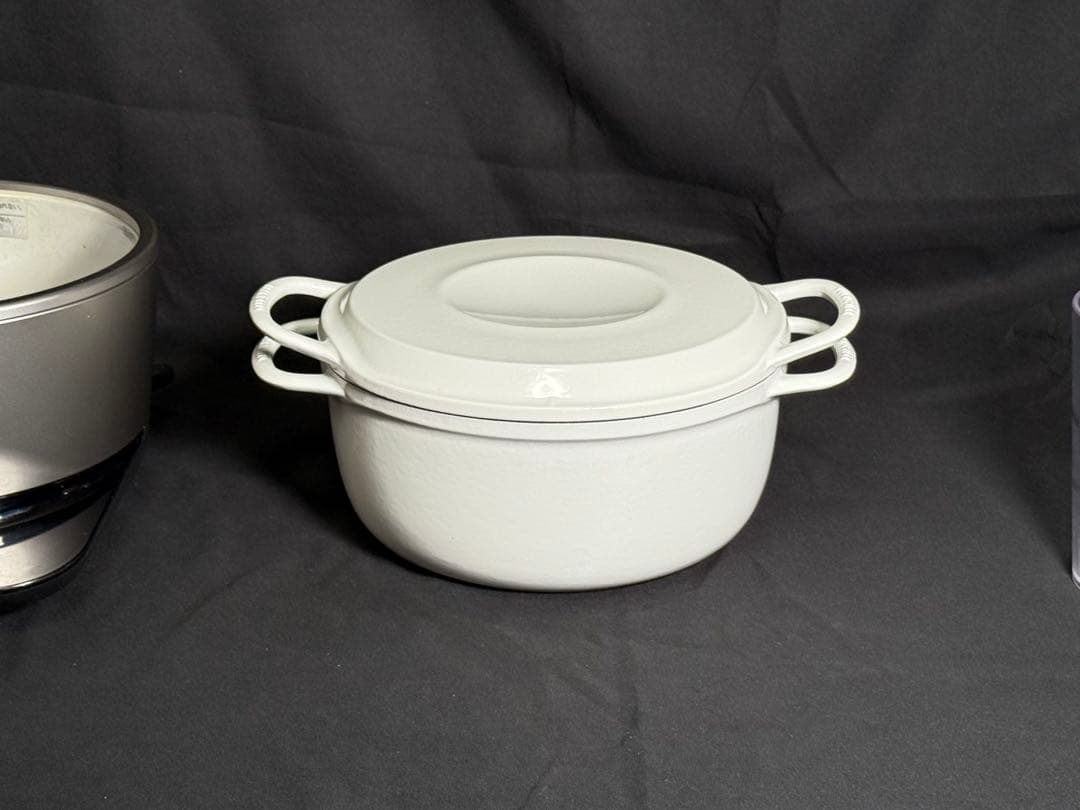 【美品・即発送】VERMICULAR RICEPOT 5合　シーソルトホワイト