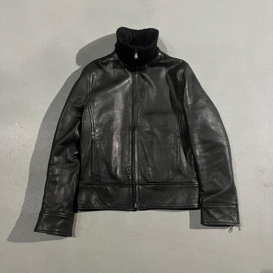 ジャケット・アウター 00s DOLCE&GABBANA rib riders jacket