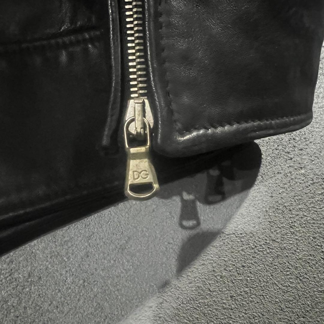 ジャケット・アウター 00s DOLCE&GABBANA rib riders jacket