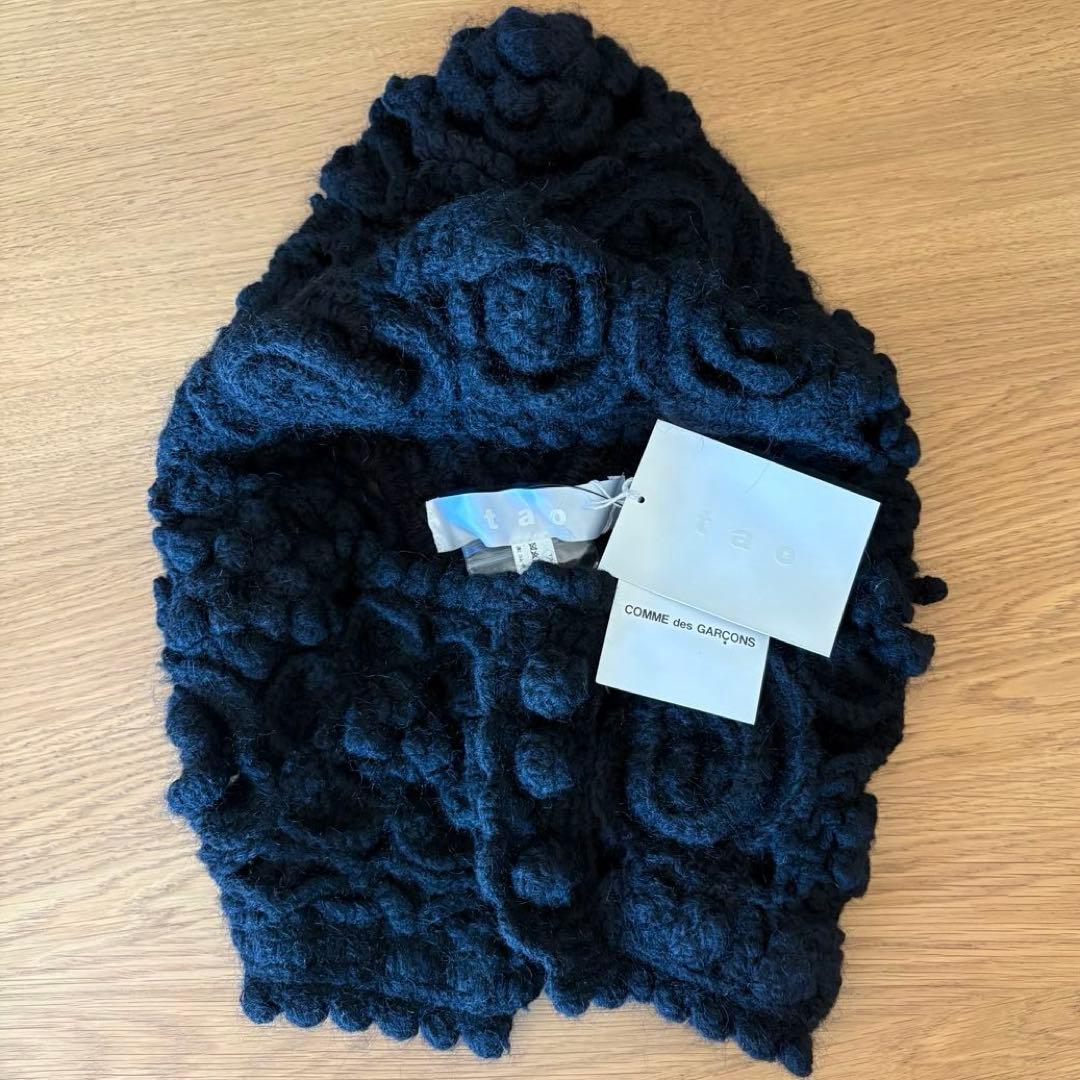 *未使用* tao コムデギャルソン バラクラバニット帽 ヘッドアクセサリー