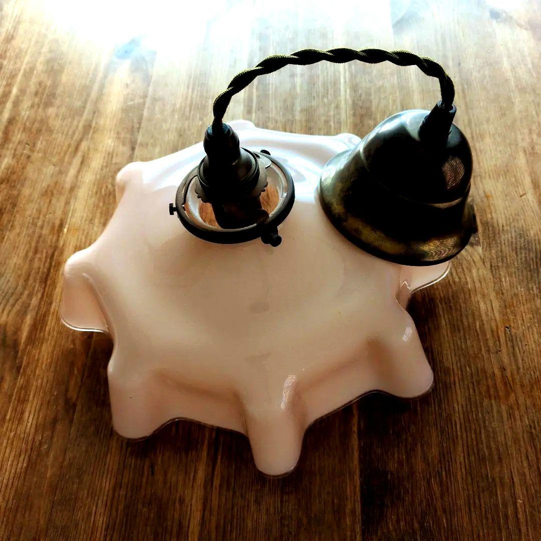 アンティーク フリルシェード ピンク